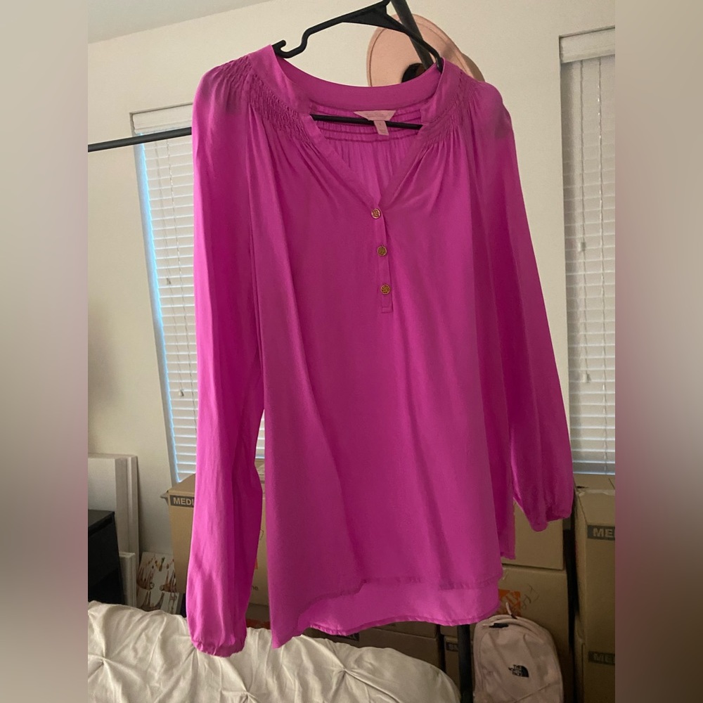 Pink Lily Pulitzer Elsa Top